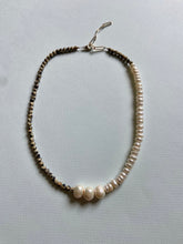 Load image into Gallery viewer, Dalmatian Jasper and Pearl Necklace
