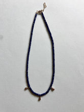 Load image into Gallery viewer, Dark Blue Sapphires with Handmade Sterling Drops
