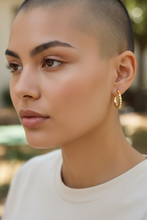 Load image into Gallery viewer, Dot Hoop Earrings
